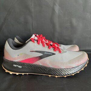Brooks Catamount Alloy/Black/Pink Shoes - Size 11